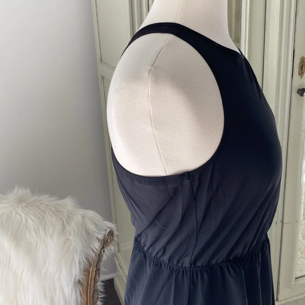 NWT Banana Republic Stretch Active Midi Dress - Picture 2 of 8